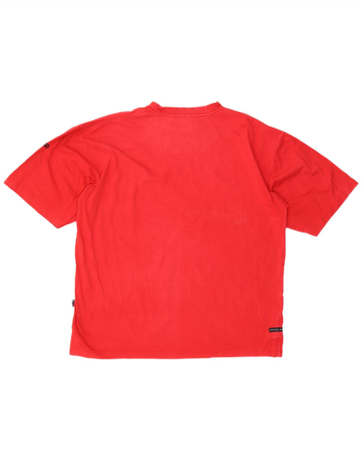 Camiseta gráfica masculina Musto Top grande vermelho