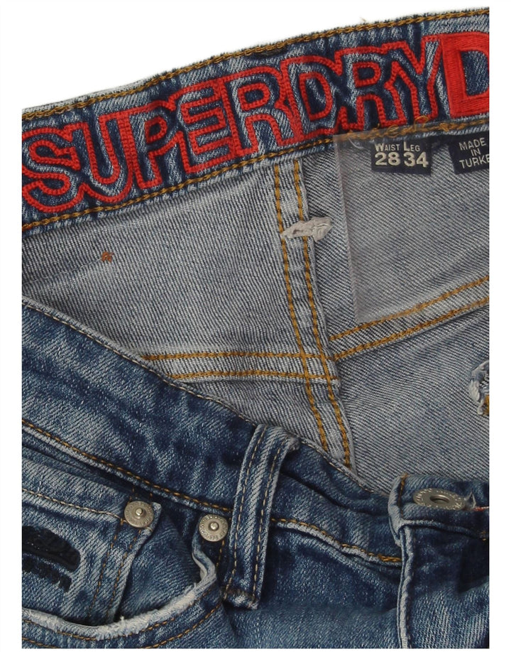 Jeans skinny feminino Superdry W28 L30 azul