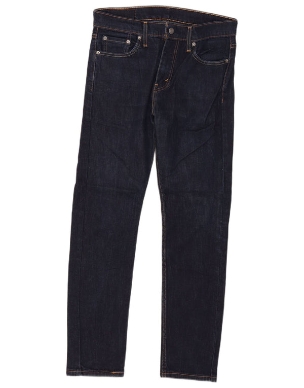 Levi's Masculino 510 Skinny Jeans W30 L30 Azul Marinho Algodão