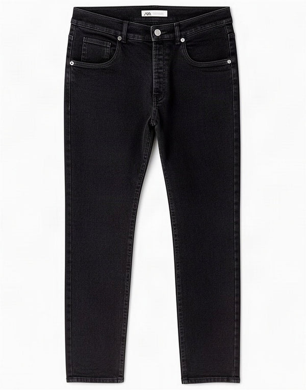 Zara Mens Slim Jeans EU 40 Médio W31 L29 Preto