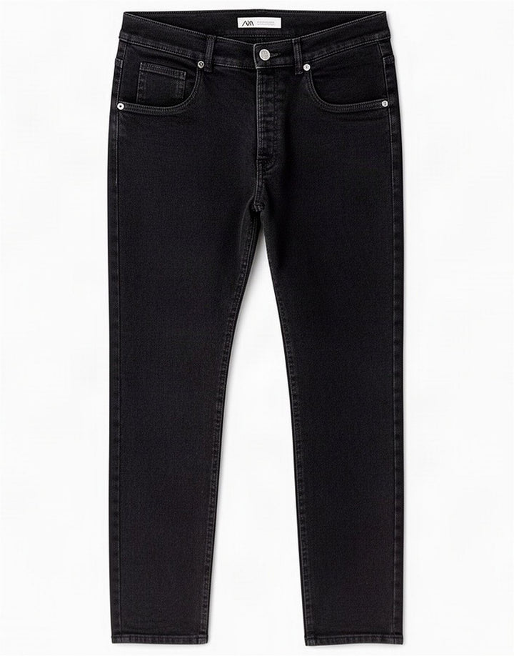 Zara Mens Slim Jeans EU 40 Médio W31 L29 Preto