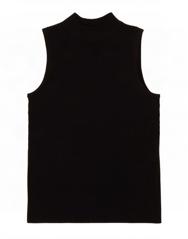 Colete feminino Marks & Spencer UK 10 pequeno preto