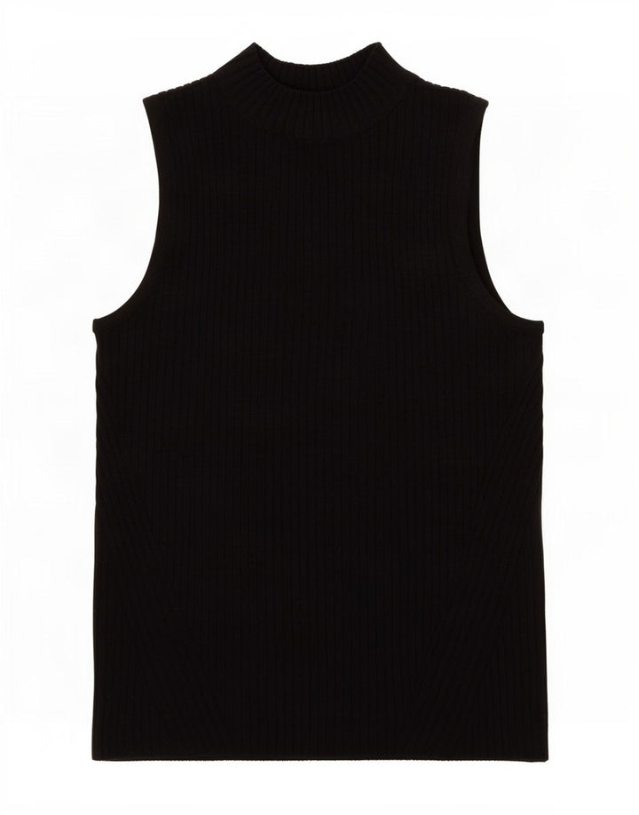 Colete feminino Marks & Spencer UK 10 pequeno preto