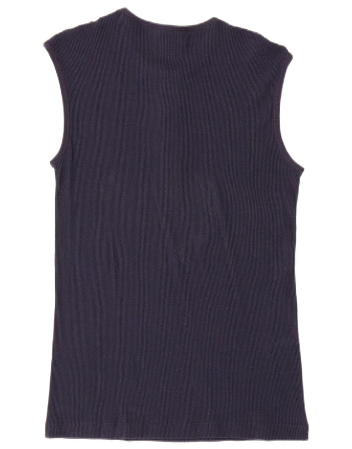 Top colete feminino Levi's UK 14 grande azul marinho