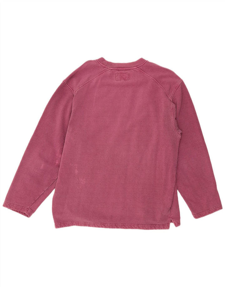 Weird Fish Mens moletom jumper grande rosa