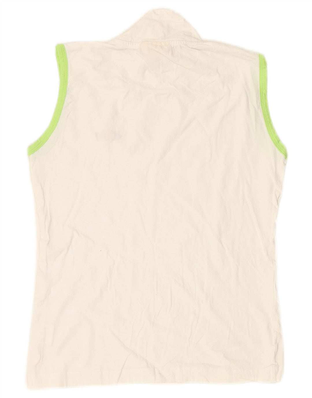 Top colete feminino CHARRO UK 18 XL algodão branco