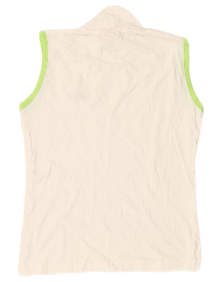 Top colete feminino CHARRO UK 18 XL algodão branco