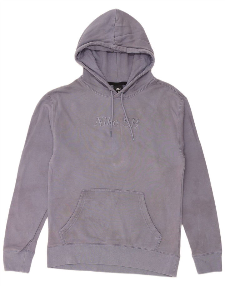 NIKE Mens Graphic Hoodie Jumper Pequeno Roxo Algodão