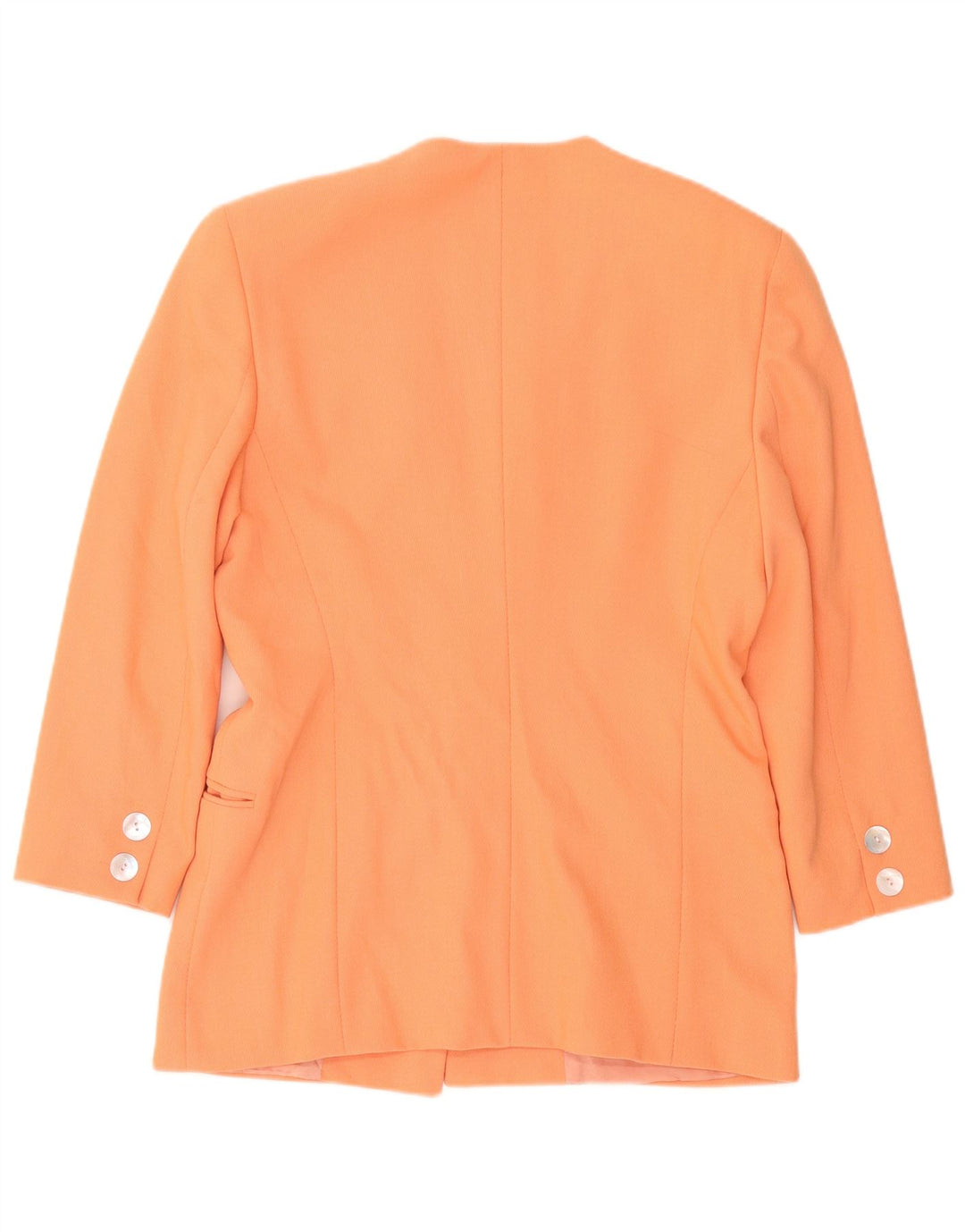 Jaqueta Blazer Feminina Ferre com 1 Botão Reino Unido 14 Grande Laranja