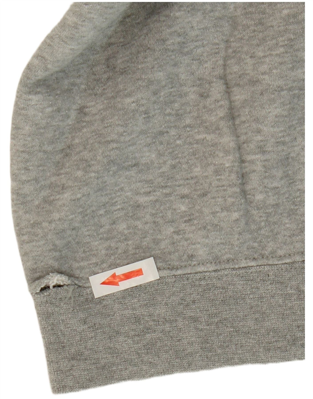 Nike Womens Hoodie Jumper UK 14 Médio Cinza Algodão