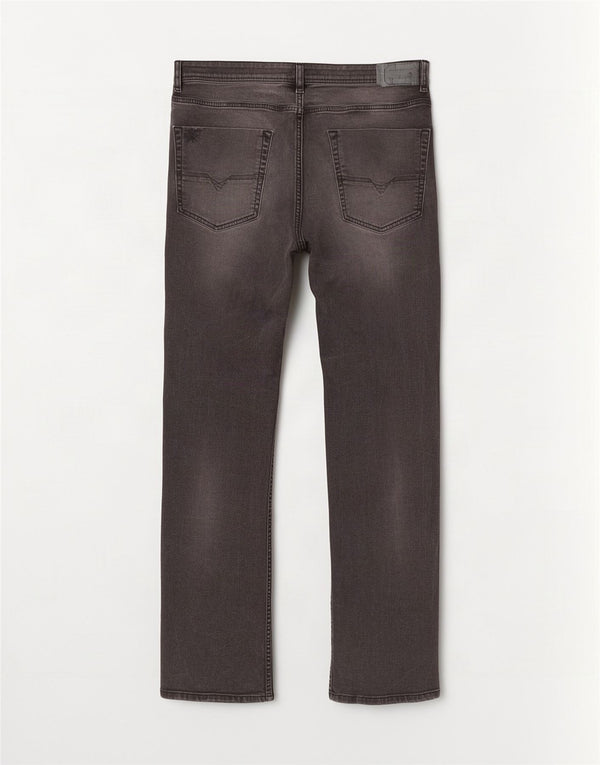 Diesel Mens Zatiny Regular Fit Jeans Reto W36 L30 Algodão Preto