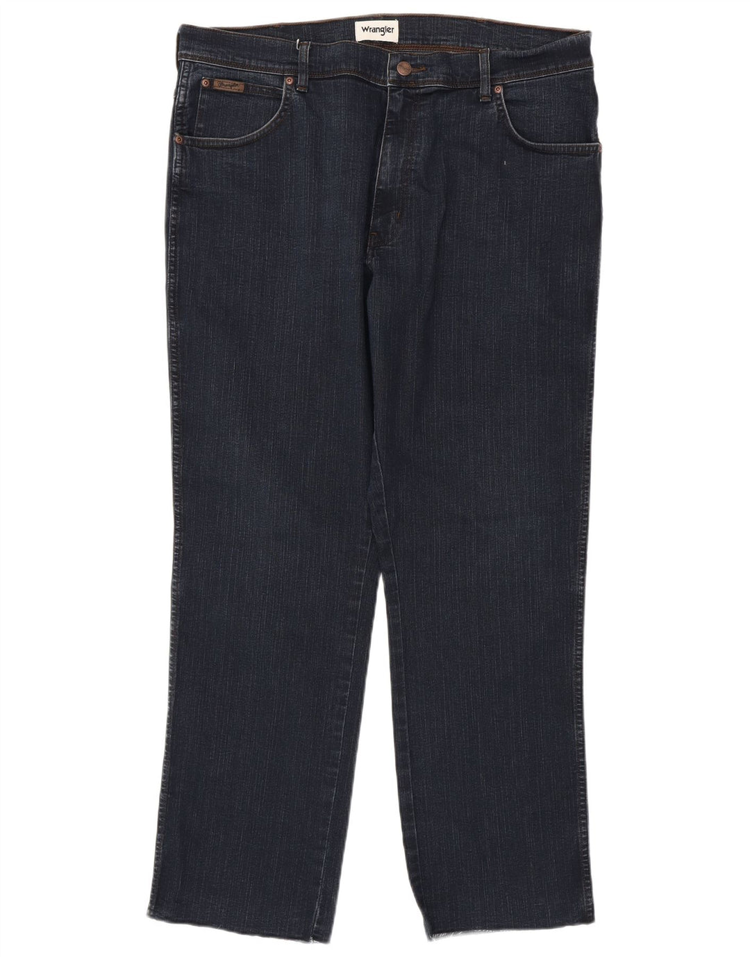 Wrangler Mens Straight Jeans W38 L31 Azul Marinho