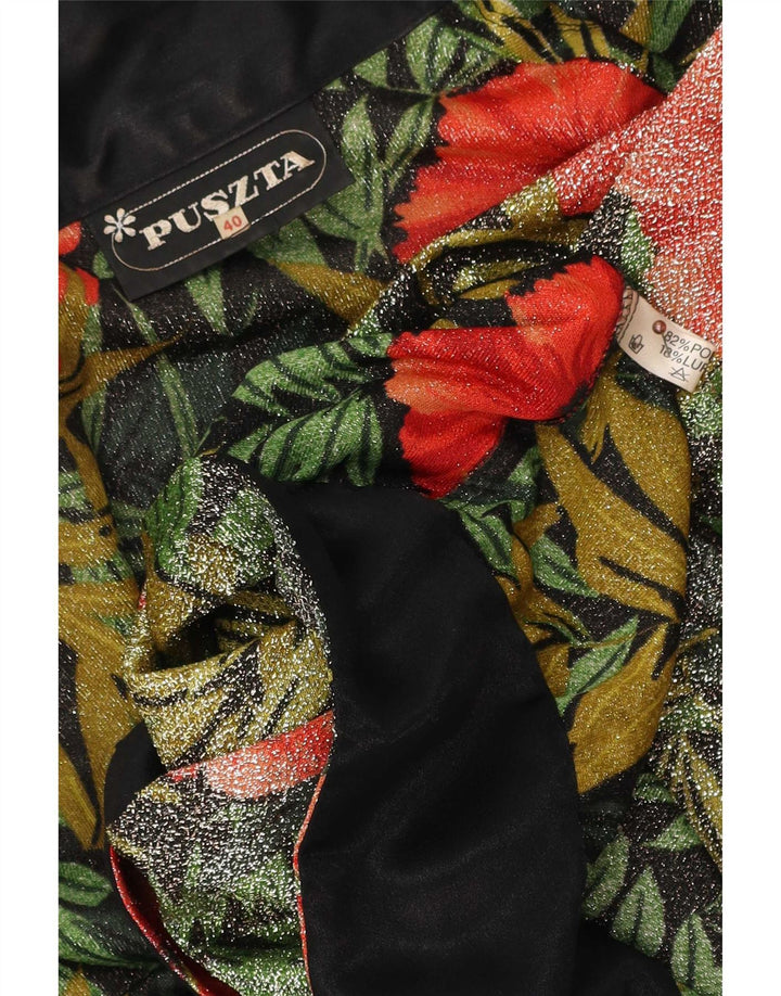 Cardigã feminino Puszta manga 3/4 EU 40 médio floral multicolorido