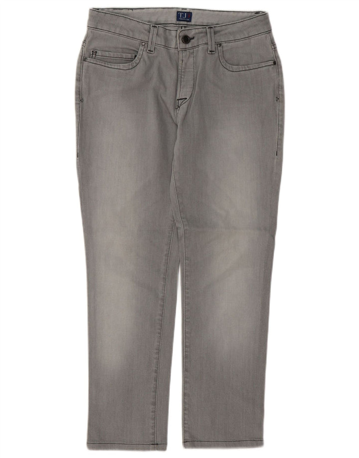 Trussardi Jeans Slim Feminino W27 L27 Algodão Cinza