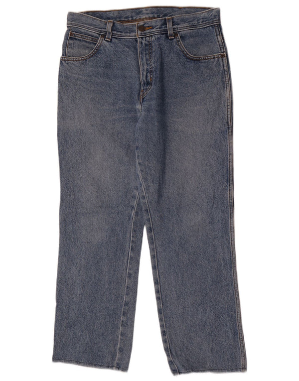 Wrangler masculino regular fit jeans reto W32 L27 algodão azul