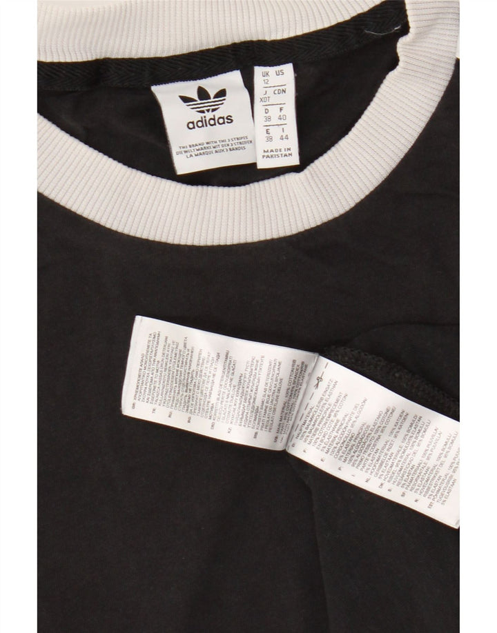 Camiseta Adidas Feminina Top UK 12 Médio Algodão Preto