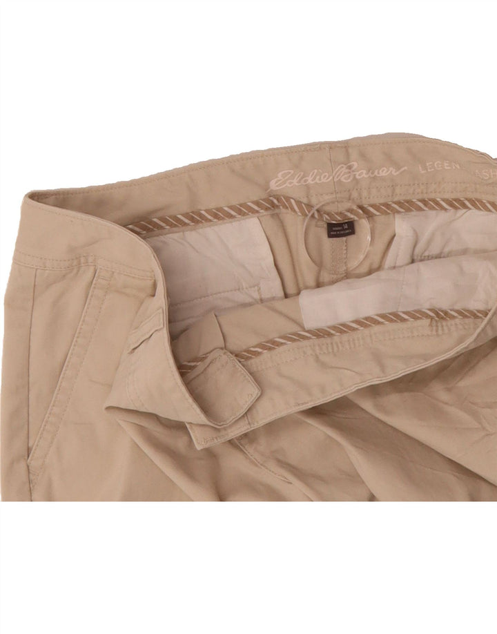 EDDIE BAUER Womens Chino Shorts US 14 XL W38  Beige Cotton Vintage Eddie Bauer and Second-Hand Eddie Bauer from Messina Hembry 