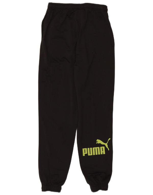 Calça de treino Puma Boys Graphic Joggers 13-14 anos preto poliéster