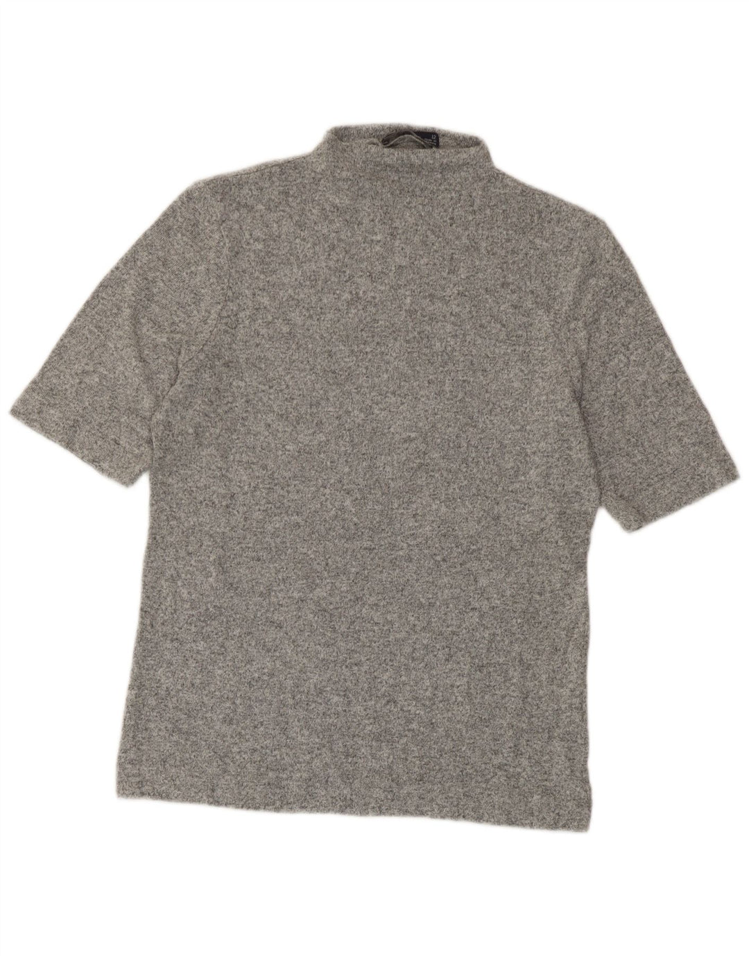 Camiseta feminina Marks & Spencer UK 12 cinza médio manchado