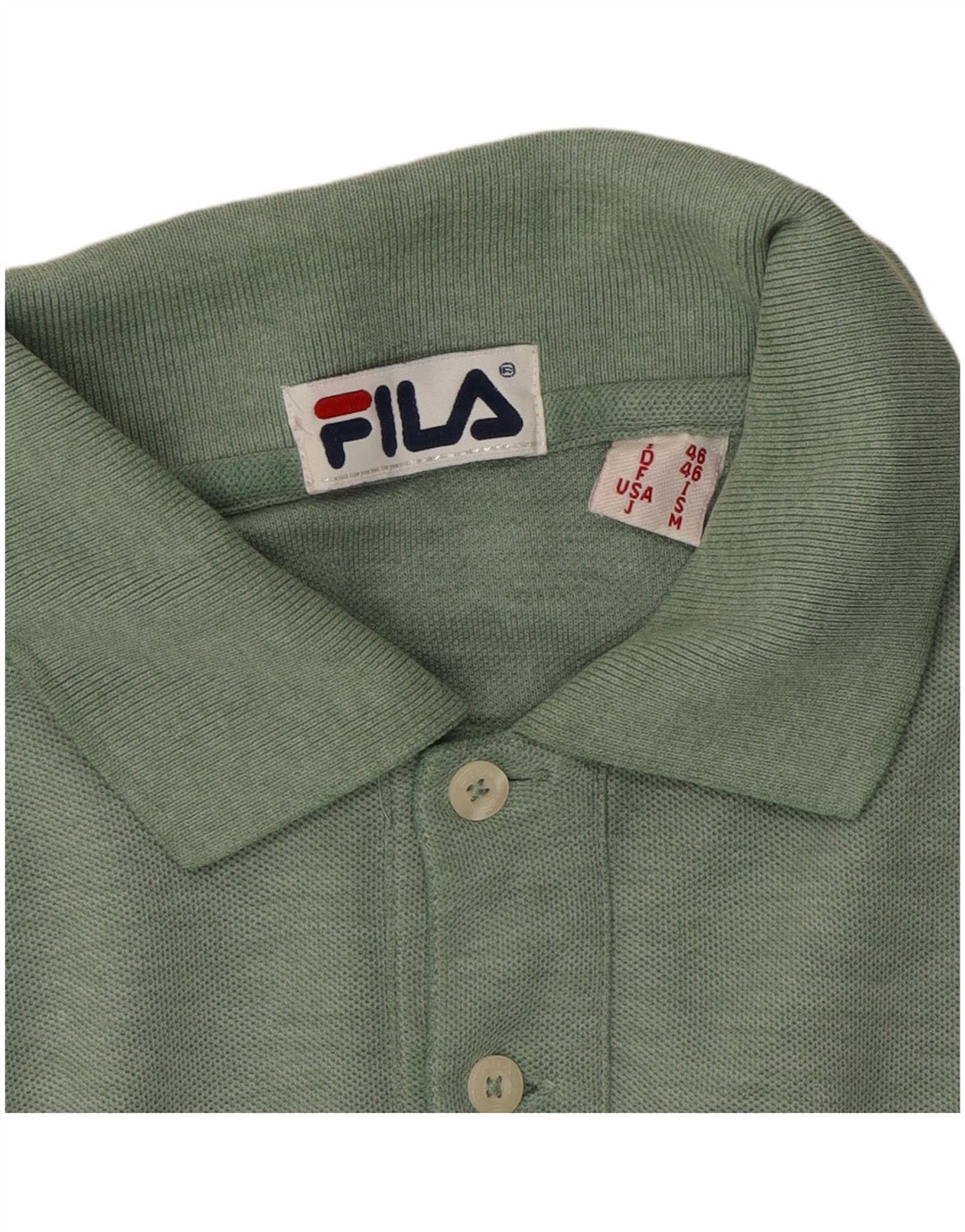 Camisa polo masculina FILA verde médio