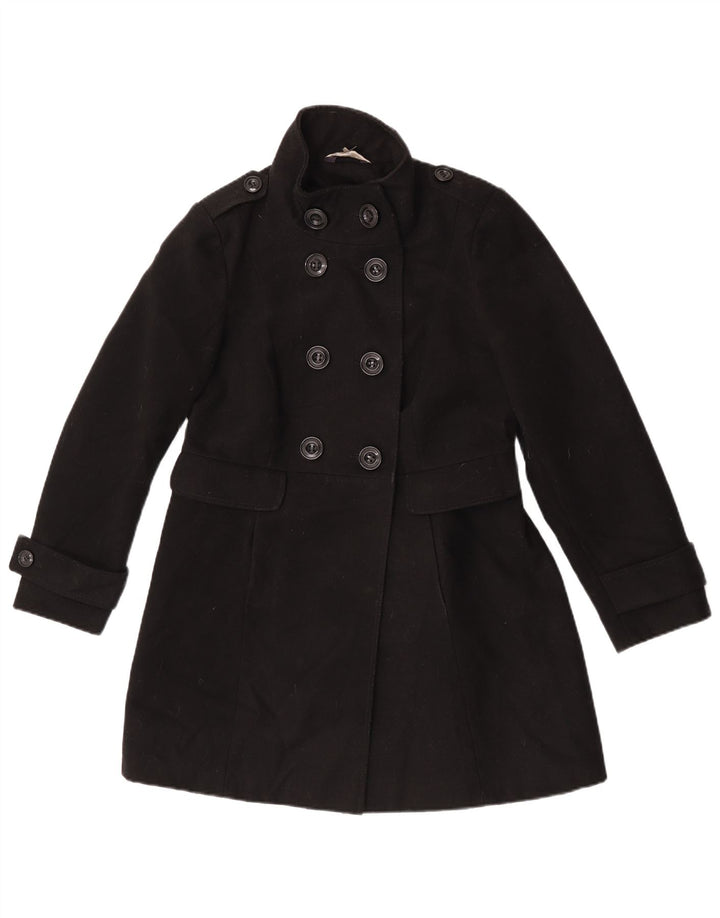 Casaco Marks & Spencer Feminino Petite Pea UK 10 Pequeno Poliéster Preto