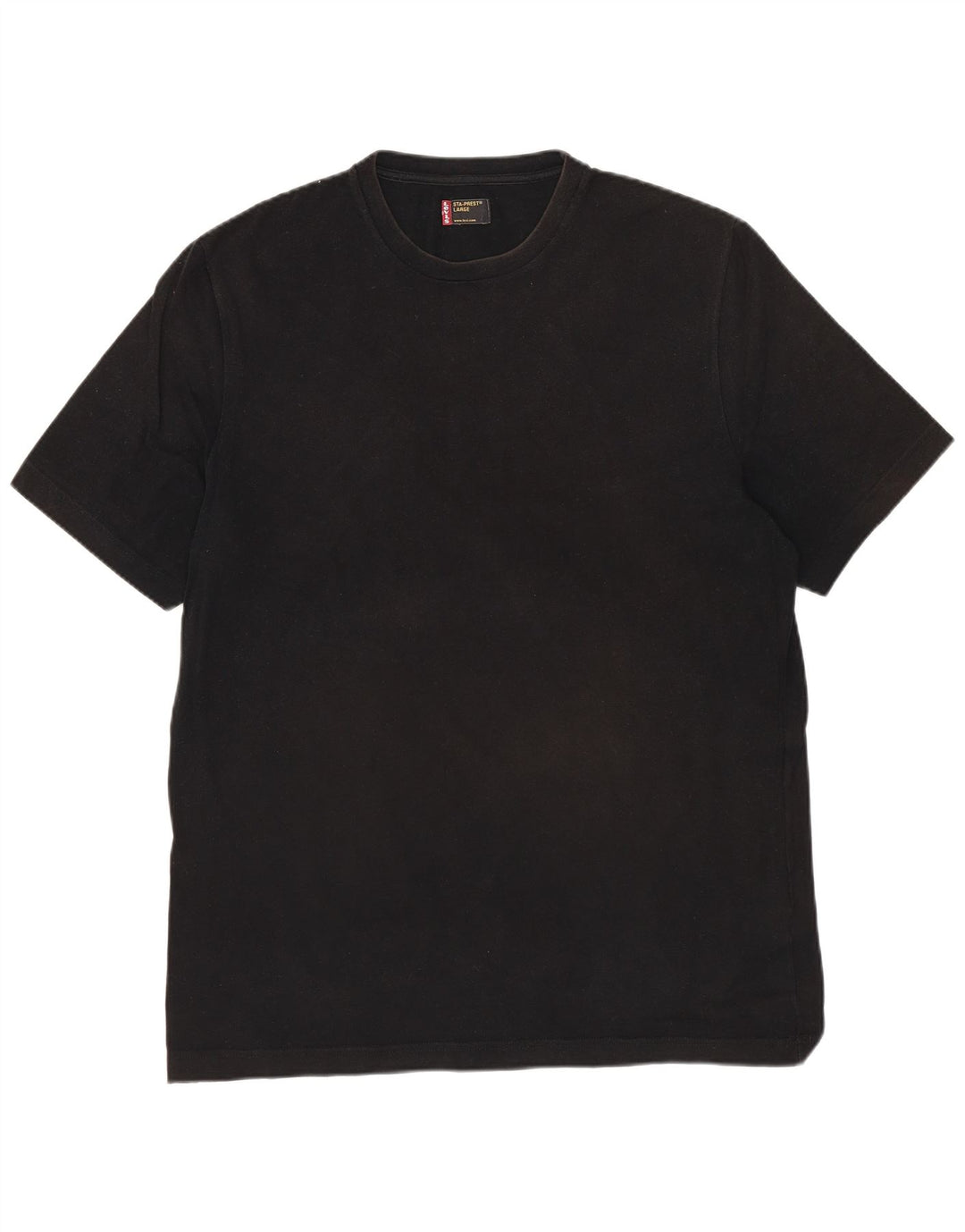 Camiseta masculina LEVI'S grande algodão preto