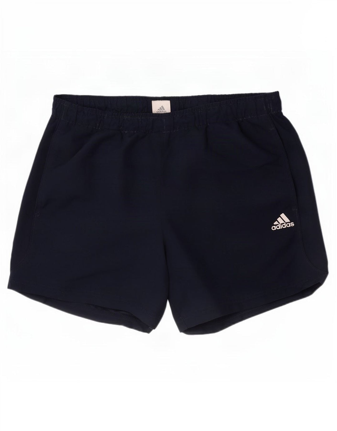 Shorts esportivos masculinos Adidas Climalite grandes poliéster azul marinho
