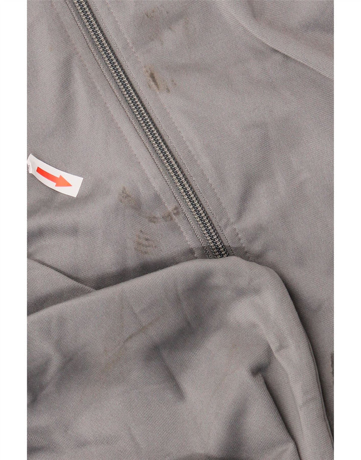 PUMA Mens Tracksuit Top Jacket Grande Cinza Colourblock Poliéster