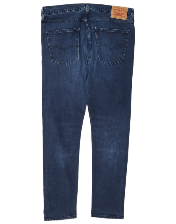 Calça jeans masculina Levi's 512 Slim Tapered W36 L34 azul marinho algodão