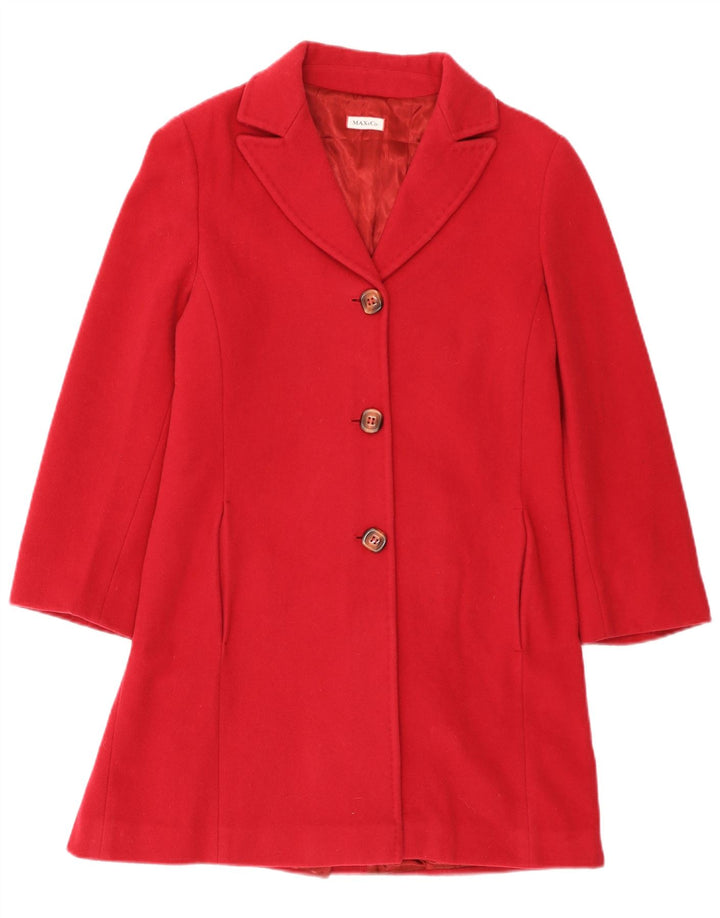 Sobretudo feminino Max & Co. UK 12 vermelho médio