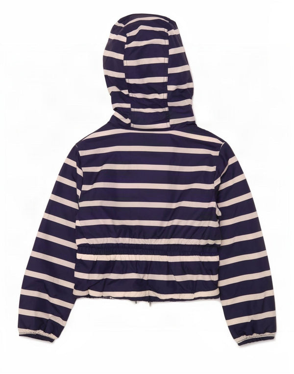 Jaqueta reversível com capuz para meninas Tommy Hilfiger 6-7 anos pequeno azul marinho