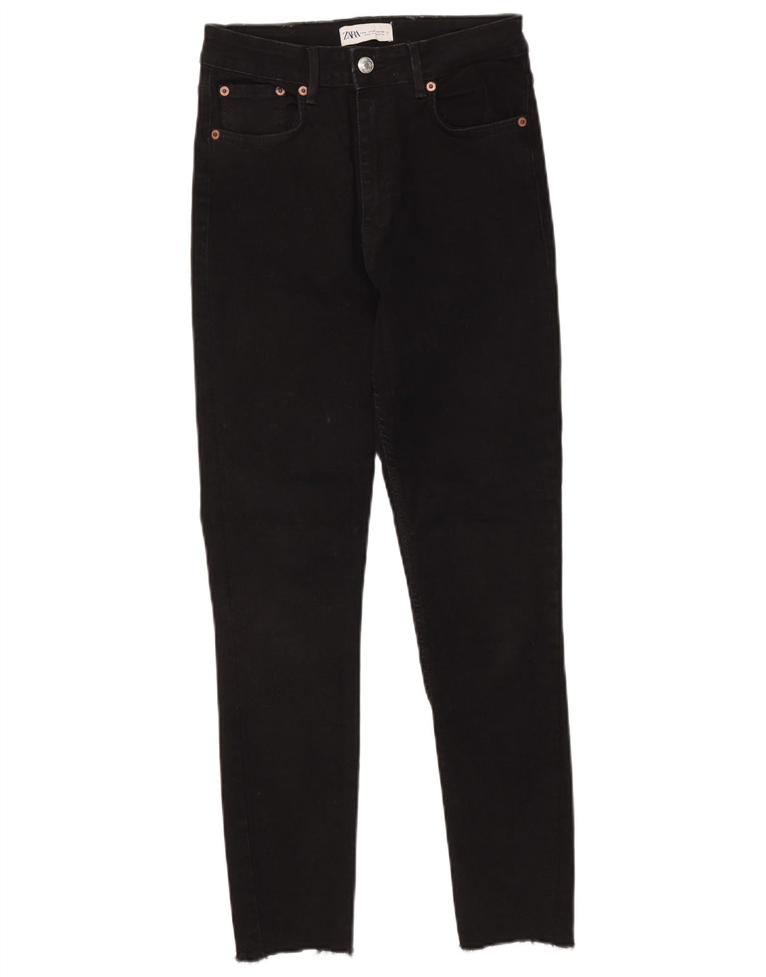 Zara Jeans Skinny Feminino Médio W28 L26 Preto