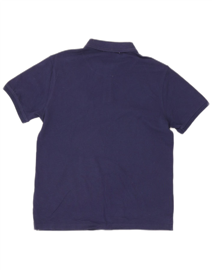 Camisa polo masculina Refrigue pequena algodão azul marinho