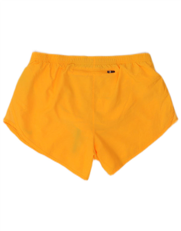 Nike Womens Dri Fit Sport Shorts UK 14 Médio Laranja Poliéster