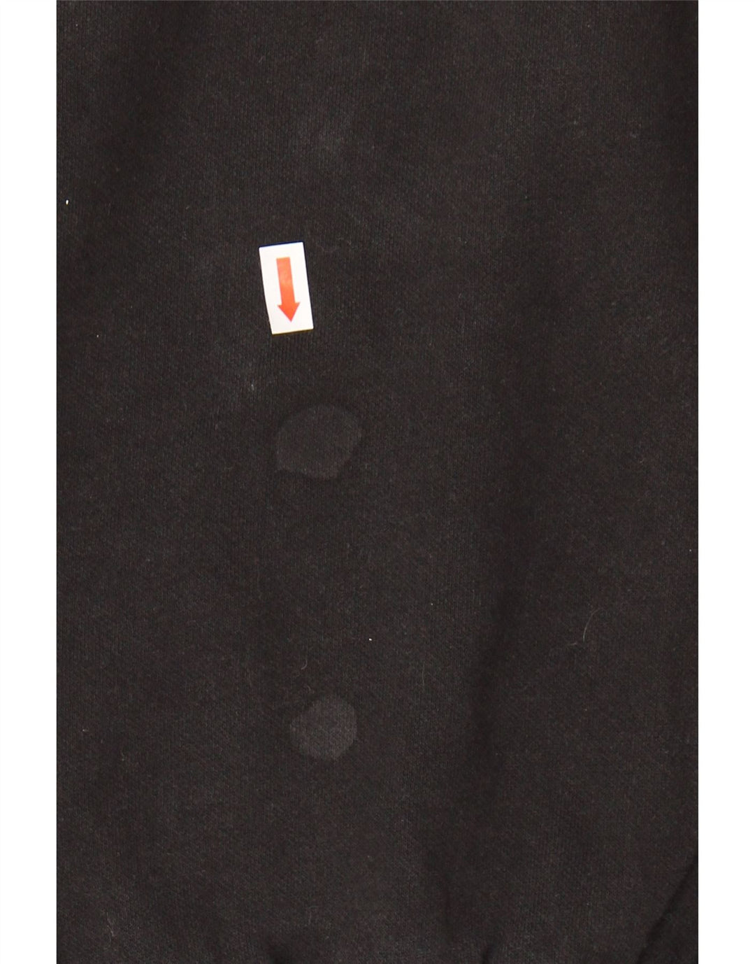 PUMA Mens Graphic Moletom Jumper Pequeno Algodão Preto