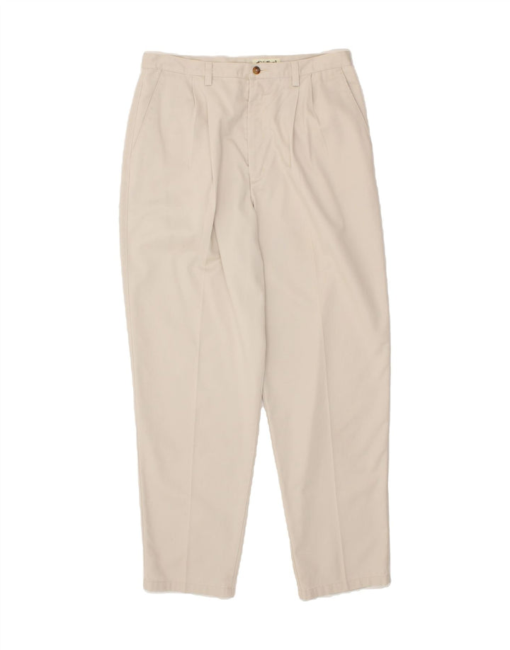 EDDIE BAUER Womens Pegged Chino Trousers US 16 XL W34 L31 Grey Cotton Vintage Eddie Bauer and Second-Hand Eddie Bauer from Messina Hembry 