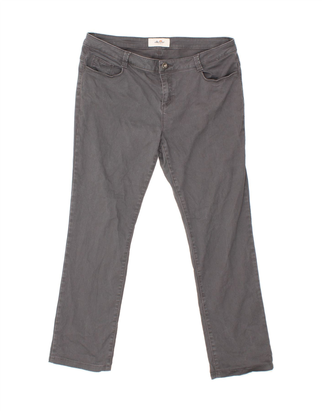 ELLESSE Womens Slim Jeans IT 46 Large W36 L28 Grey Cotton Vintage Ellesse and Second-Hand Ellesse from Messina Hembry 