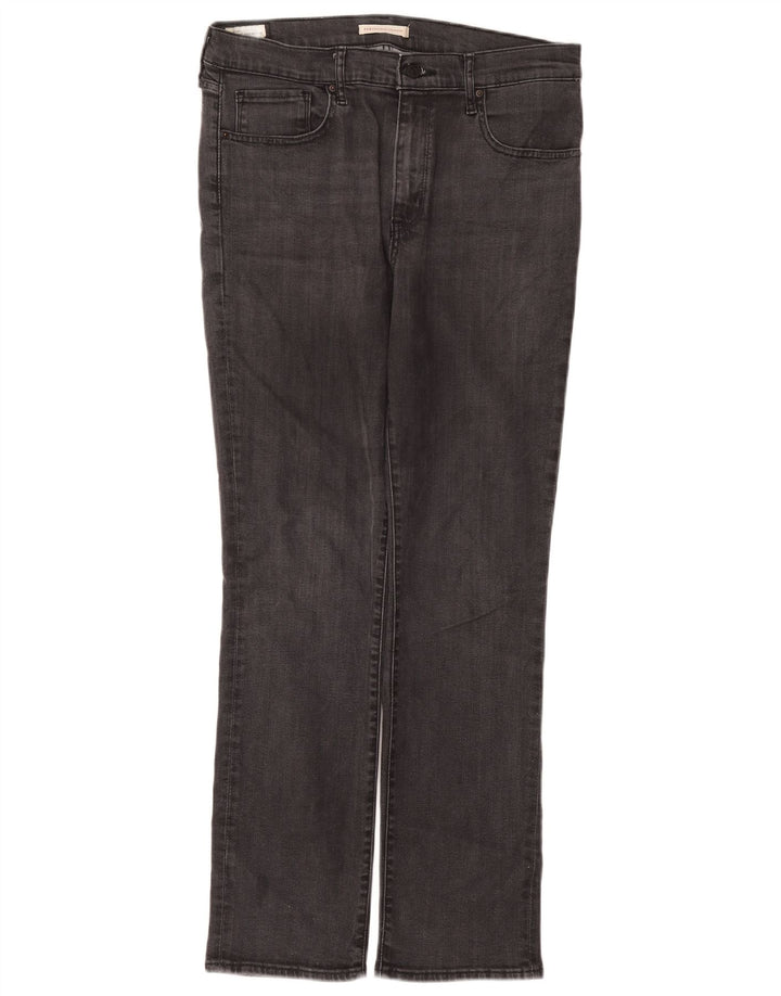 Calça jeans feminina Levi's 724 High Rise Straight W32 L30 cinza Lyocell