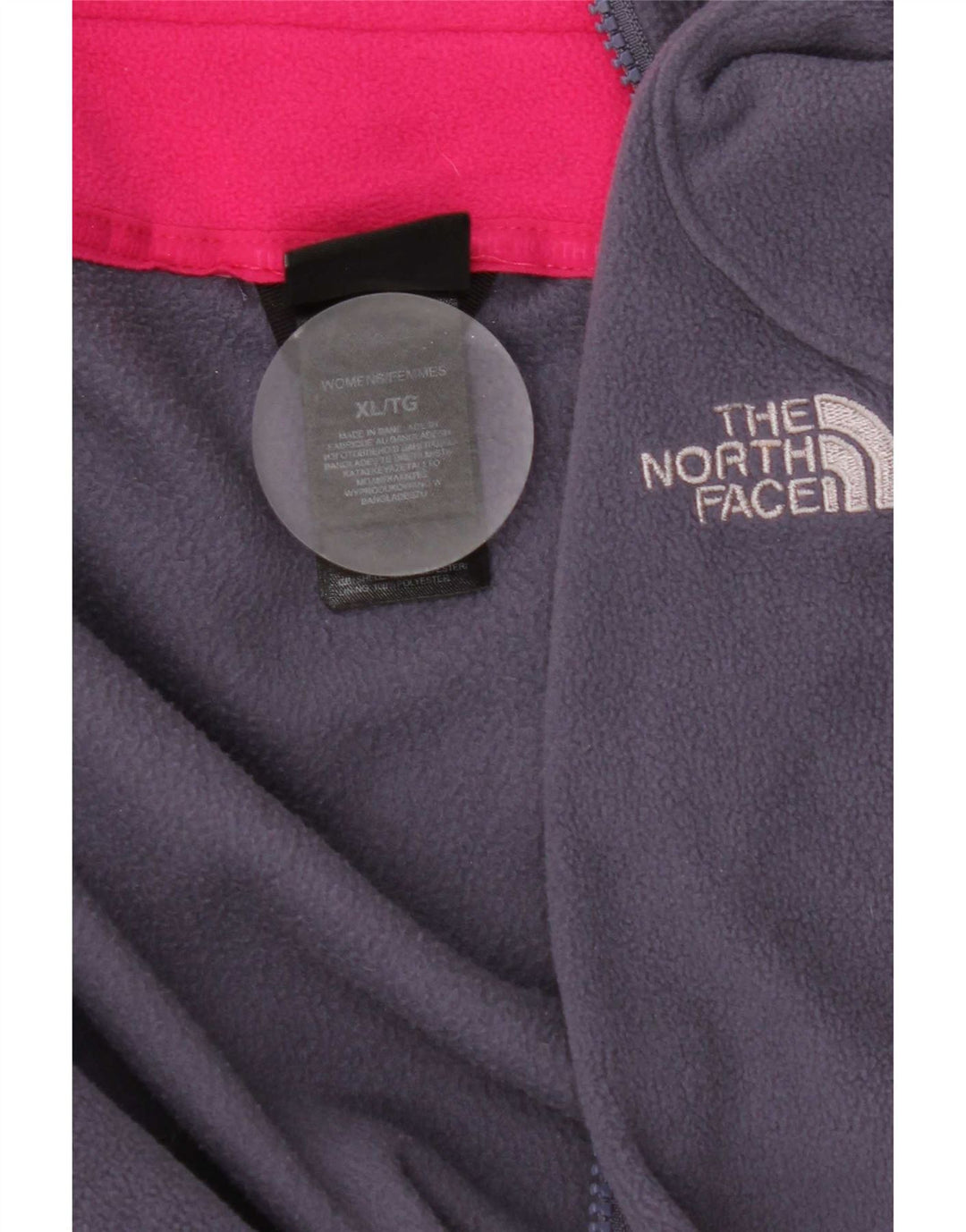 Jaqueta de lã feminina The North Face UK 18 XL roxo poliéster