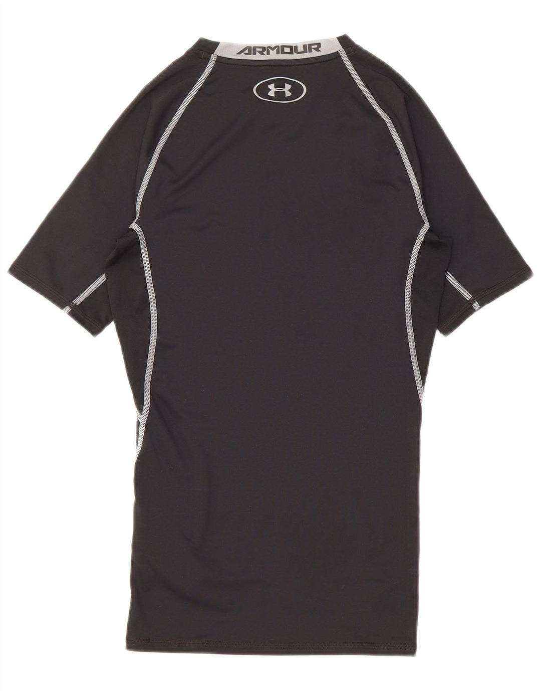 Camiseta gráfica feminina Under Armour UK 8 pequena poliéster preta