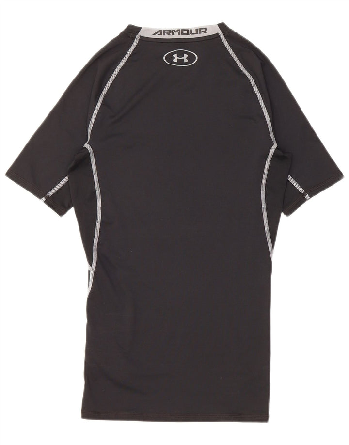 Camiseta gráfica feminina Under Armour UK 8 pequena poliéster preta