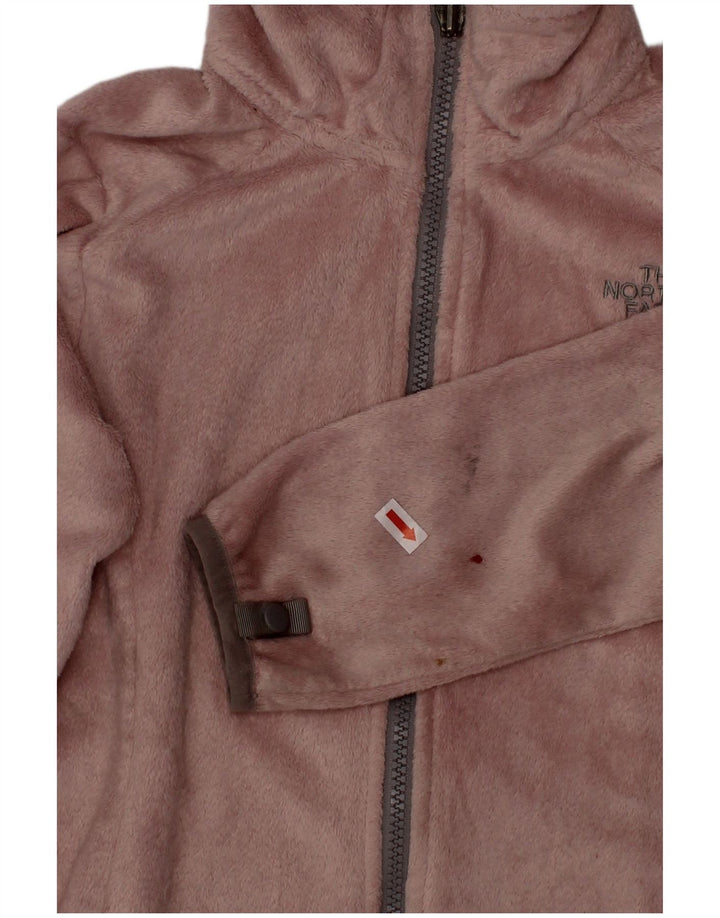 Jaqueta de lã feminina THE NORTH FACE 7-8 anos pequeno rosa poliéster