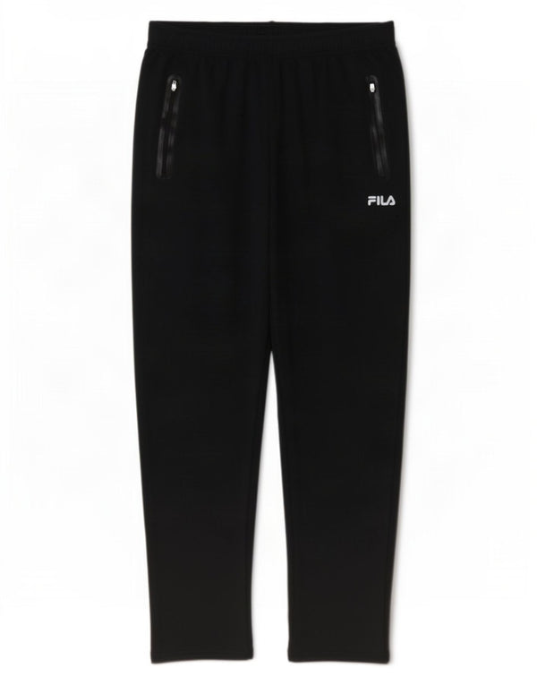 Calça de treino masculina Fila XL preto poliéster