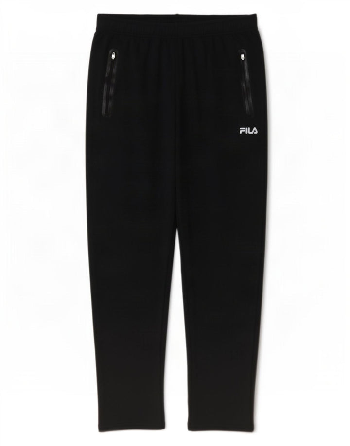 Calça de treino masculina Fila XL preto poliéster