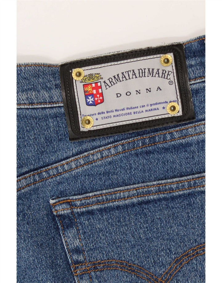 Saia jeans feminina Armata Di Mare W32 grande azul