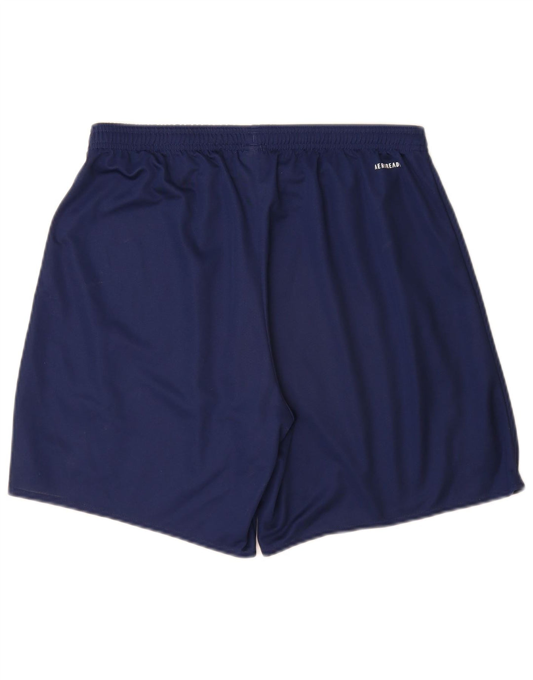 Shorts esportivos masculinos Adidas Aeroready grandes poliéster azul marinho