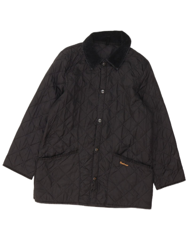 Jaqueta acolchoada feminina Barbour UK 18 XL preta poliamida