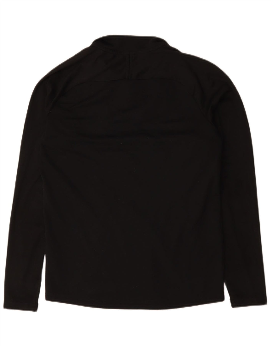 Pulôver masculino Nike Dri Fit com gola zip e top pequeno bloco colorido preto