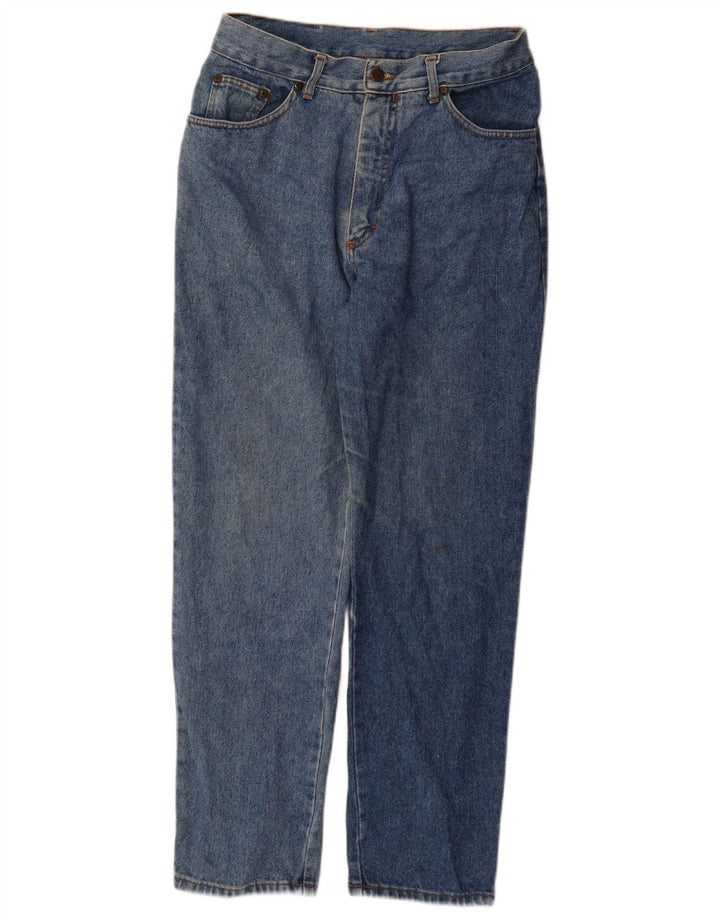 MASH Mens Straight Jeans W30 L30 Azul Algodão