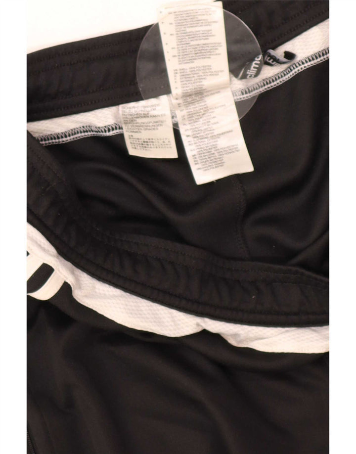 Calça de treino masculina Adidas Climalite médio preto colorblock poliéster